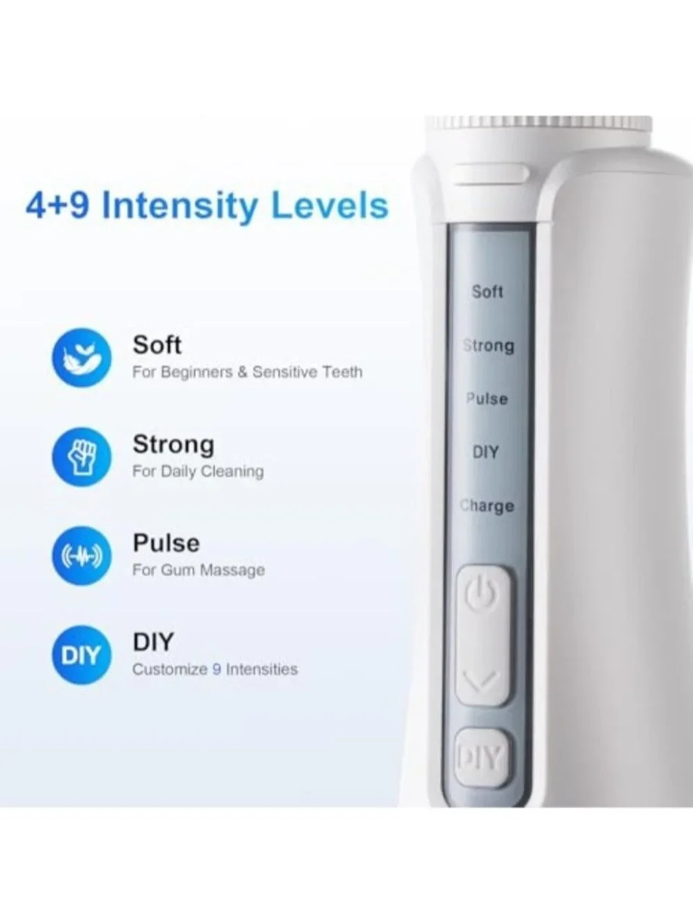 Water Dental Flosser Teeth Pick Cordless Water Teeth Cleaner 300ML Portable Oral